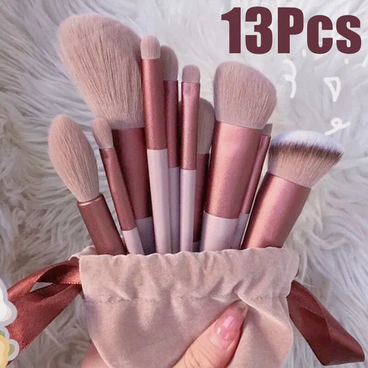 13-Piece Makeup Brushes Set