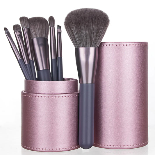 Professional 7-Piece Makeup Brushes Set With Brush Bucket